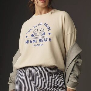 Maeve By Anthropologie City Crewneck Size medium